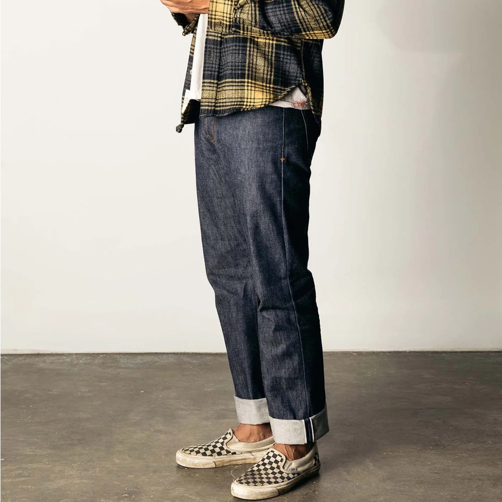 imogene and willie henry indigo rigid selvage denim jeans